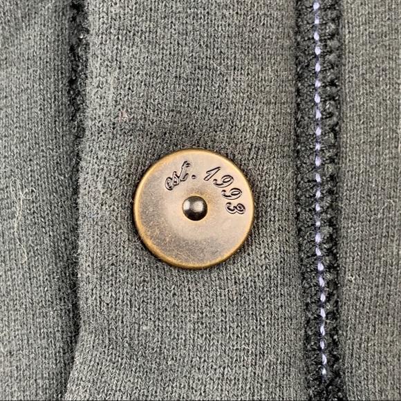 Tommy Bahama Mens Large Blue Half Snap Sweatshirt - Picture 5 of 8